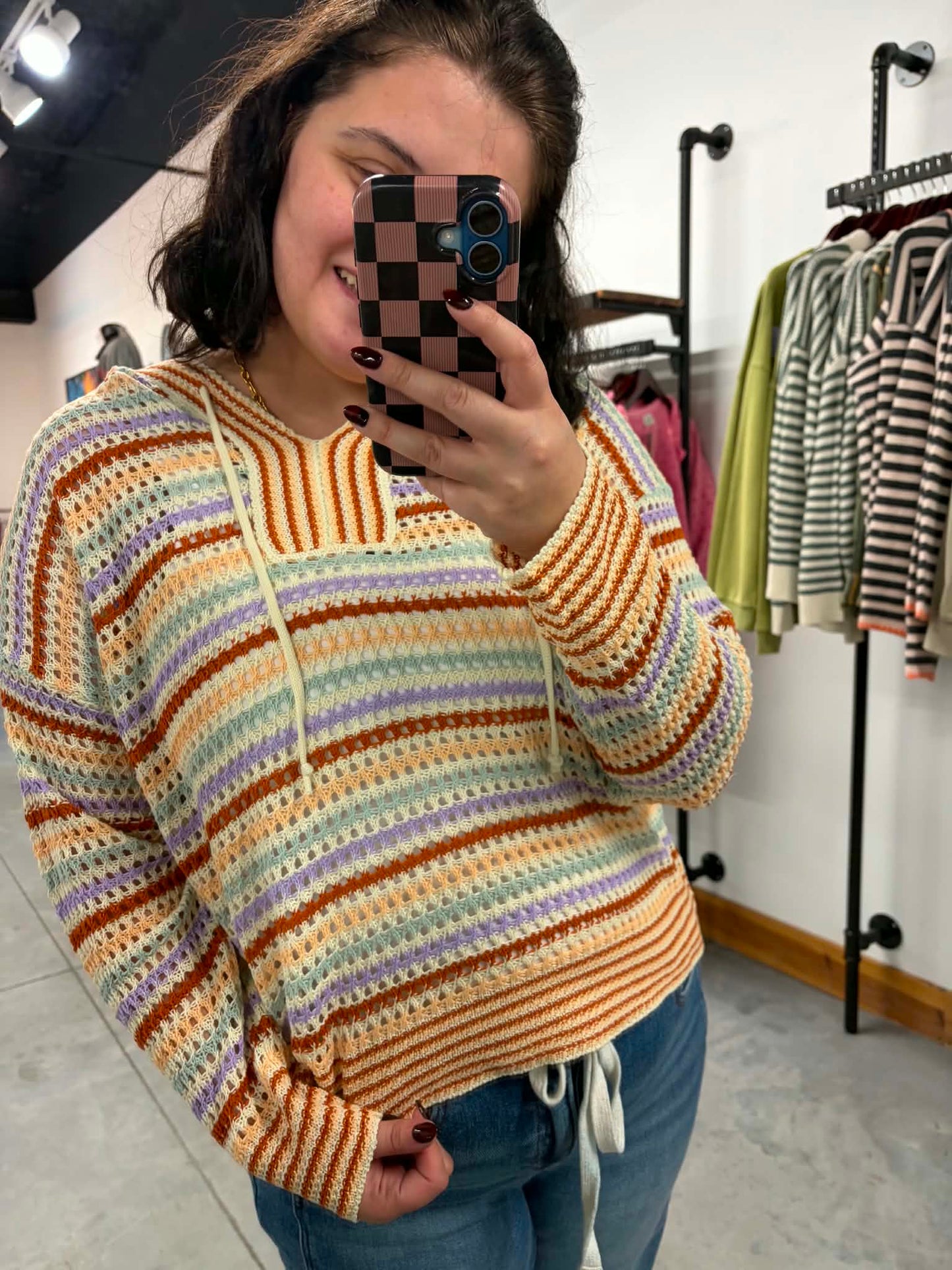 Free Spirit Crochet Hoodie