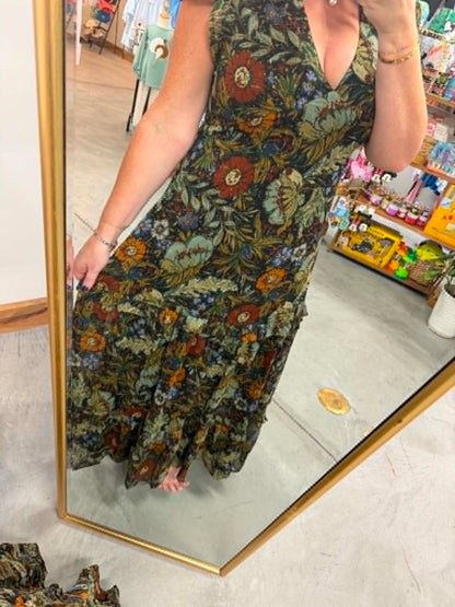 Floral Print Maxi Dress