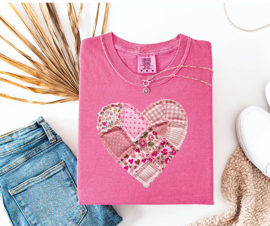 Patchwork Heart Tee