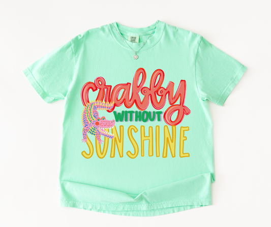 Crabby Without Sunshine Tee