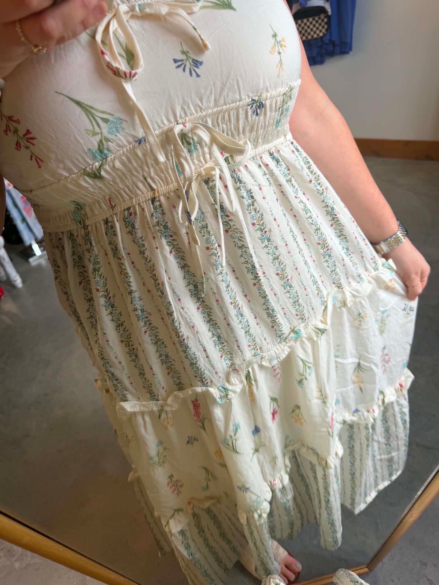 Floral Tiered Maxi Dress