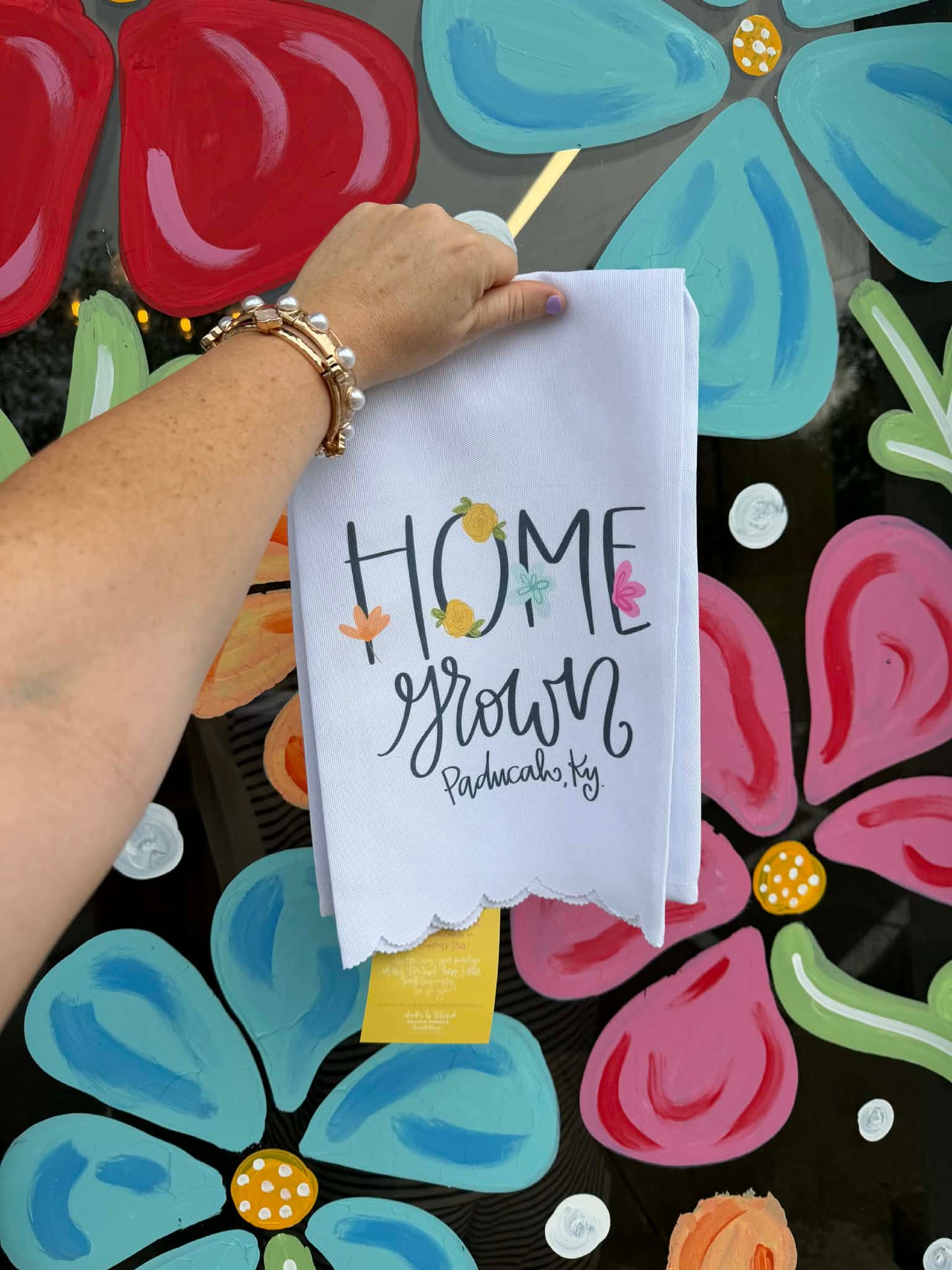 Home Grown Tea Towel