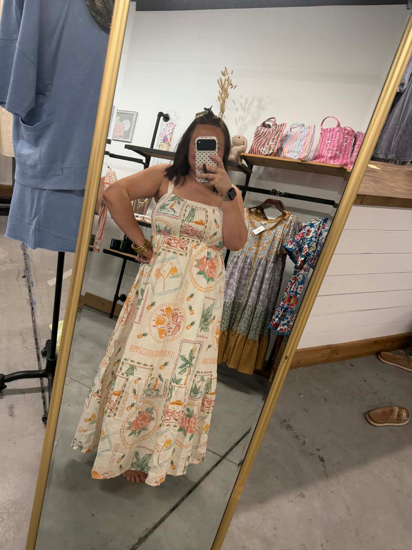 Sunset Palms Maxi Dress