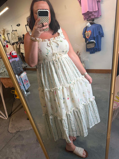 Floral Tiered Maxi Dress