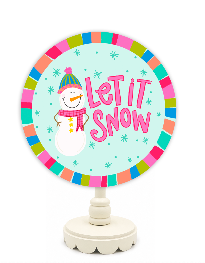 Let It Snow Topper