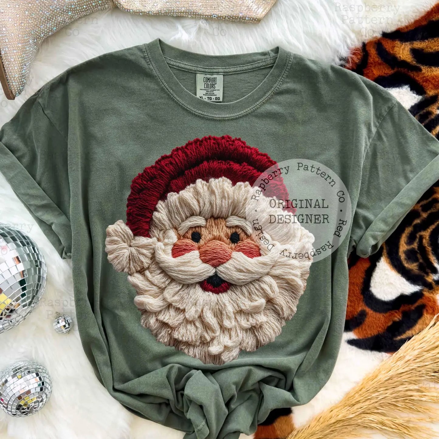 Faux Yarn Santa 2.0  Tee