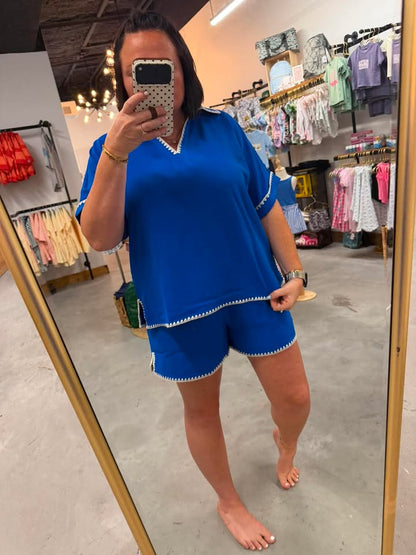 The Harbor Blue Top