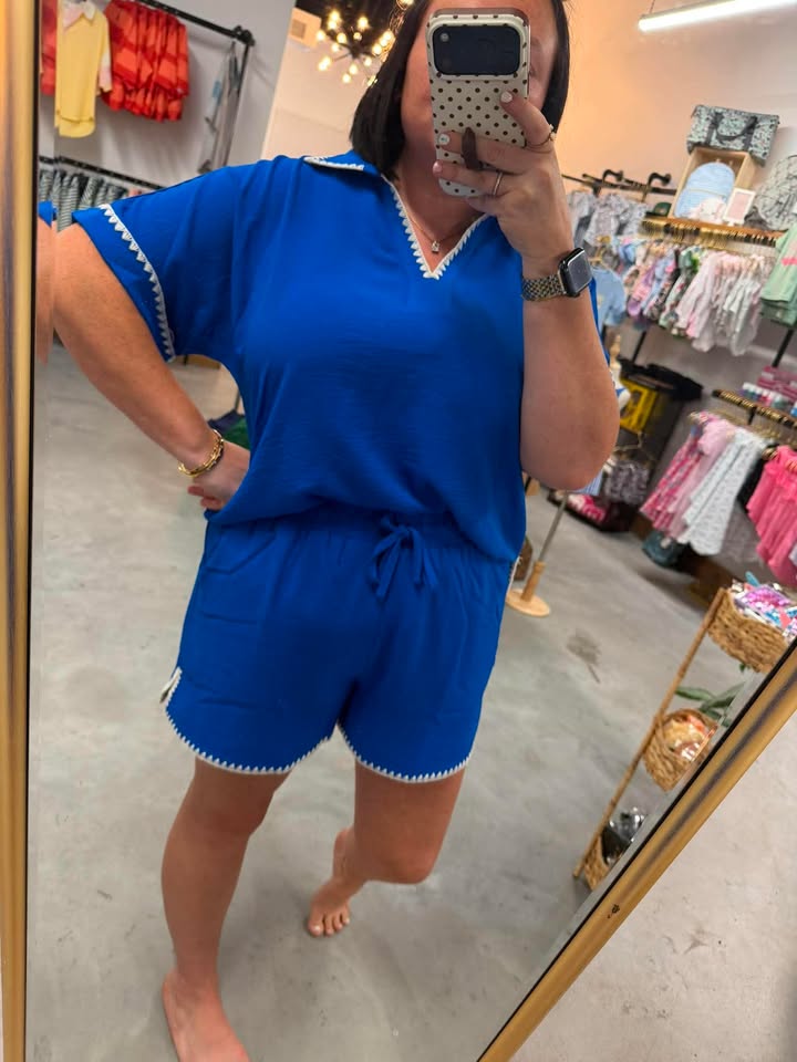 The Harbor Blue Top