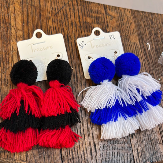 PomPom Earrings