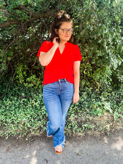 Sadie Tulip Sleeve Top