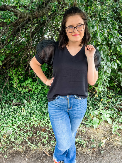 Be My Guest Puff Sleeve Top