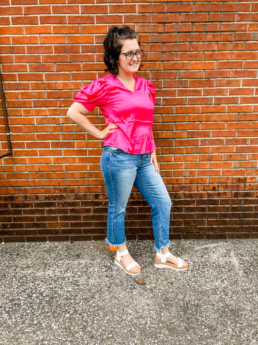 Poppin' Pink Top