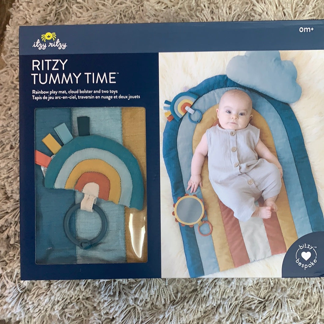 Ritzy Tummy Time Rainbow Ply Mat