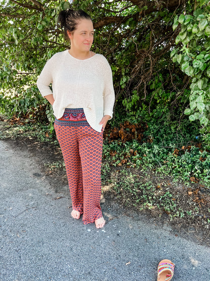Stolen Kiss Terracotta Pants