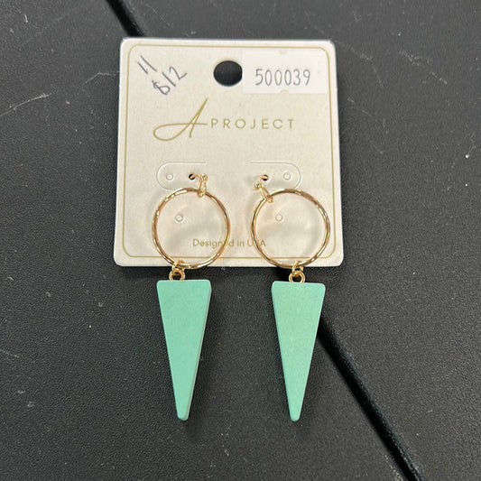 Mint Dainty Triangles