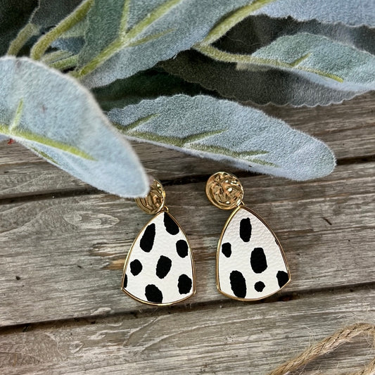 Seeing Spots Teardrop Earrings